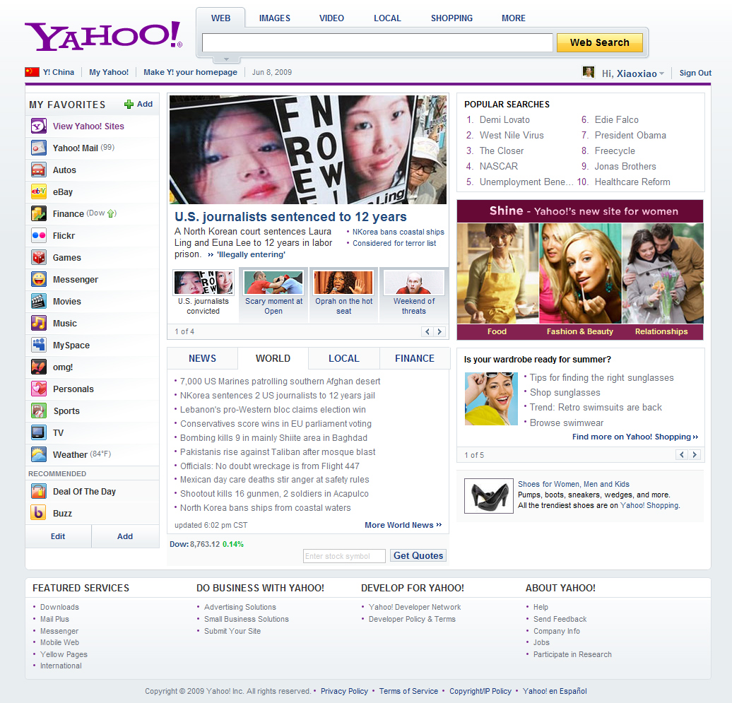 2009-yahoo-homepage