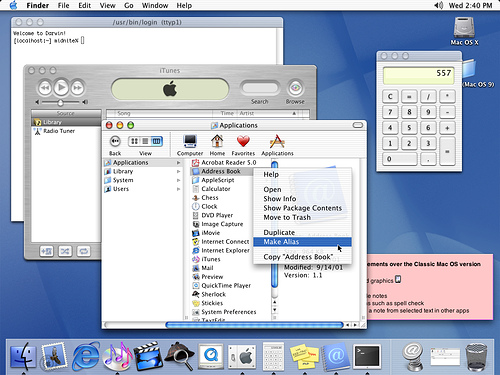 MacOS X Aqua