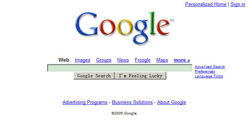 Google首页