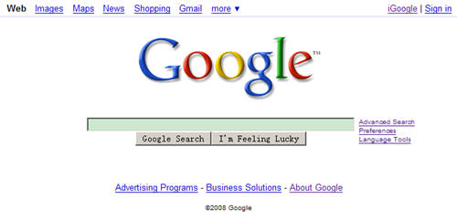 Google首页