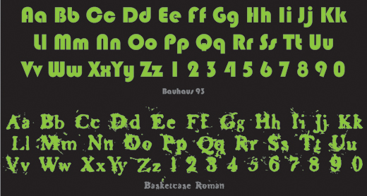 Decorative Typeface Example