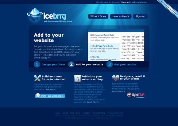 Icebrrg - HTML Web forms, surveys, and invitations made chillingly simple.png